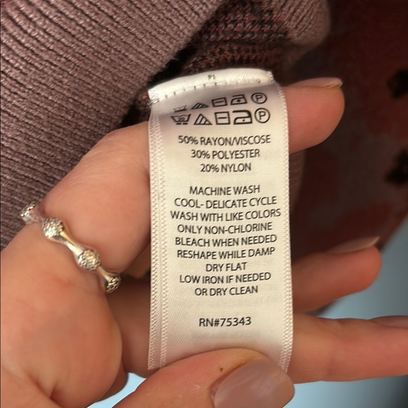 Cupcakes & Cashmere Pink Patterned Sweater - Picture 3 of 4